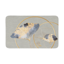 Brushed Metal Stainless Steel Accessory with Ginkgo Leaf Design - Funeral.com, Inc.