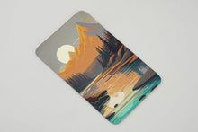 Brushed Metal Stainless Steel Accessory with Mountain Design - Funeral.com, Inc.