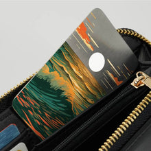 Brushed Metal Stainless Steel Accessory with Ocean Wave Design - Funeral.com, Inc.