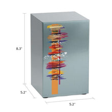 Brushed Pewter Stainless Steel Painter Adult Cremation Urn - Funeral.com, Inc.