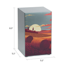 Brushed Pewter Stainless Steel Prairie Landscape Adult Cremation Urn - Funeral.com, Inc.