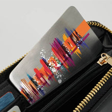 Brushed Stainless Steel Accessory with Abstract Painter Design - Funeral.com, Inc.