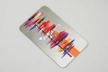 Brushed Stainless Steel Accessory with Abstract Painter Design - Funeral.com, Inc.