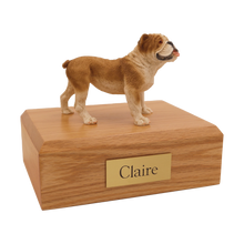 Bulldog, Standing Figurine Pet Cremation Urn - Funeral.com, Inc.