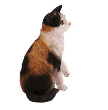 Calico Shorthair Cat, Sitting Figurine Pet Cremation Urn - Funeral.com, Inc.
