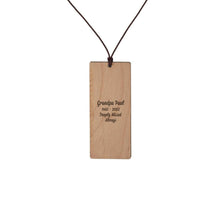 Carved Wood Tulips Pendant - Funeral.com, Inc.