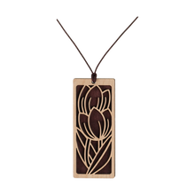 Carved Wood Tulips Pendant - Funeral.com, Inc.