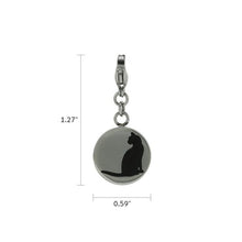 Cat Silhouette Cremation Charm - Funeral.com, Inc.