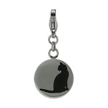 Cat Silhouette Cremation Charm - Funeral.com, Inc.