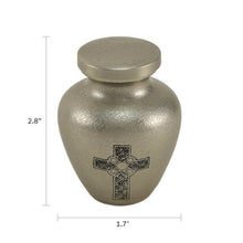 Celtic Cross Brass Keepsake Urn - Funeral.com, Inc.