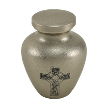 Celtic Cross Brass Keepsake Urn - Funeral.com, Inc.
