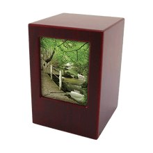 Cherry Photo Frame Extra Large Pet Cremation Urn - Funeral.com, Inc.