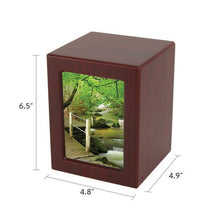 Cherry Photo Frame Large Pet Cremation Urn - Funeral.com, Inc.