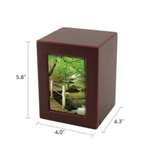 Cherry Photo Frame Medium Pet Cremation Urn - Funeral.com, Inc.