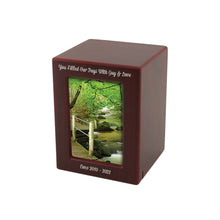 Cherry Photo Frame Medium Pet Cremation Urn - Funeral.com, Inc.