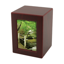 Cherry Photo Frame Medium Pet Cremation Urn - Funeral.com, Inc.