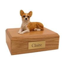 Chihuahua, Lying Down Figurine Pet Cremation Urn - Funeral.com, Inc.