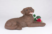 Chocolate Labrador Retriever Figurine Extra Large Pet Urn - Funeral.com, Inc.