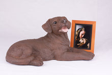 Chocolate Labrador Retriever Figurine Extra Large Pet Urn - Funeral.com, Inc.