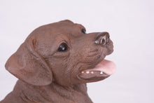 Chocolate Labrador Retriever Figurine Extra Large Pet Urn - Funeral.com, Inc.