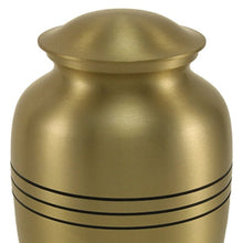 Classic Bronze Three Band Adult Cremation Urn - Funeral.com, Inc.