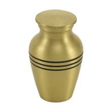 Classic Bronze Three Band Keepsake Urn - Funeral.com, Inc.
