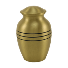 Classic Bronze Three Band Medium Cremation Urn - Funeral.com, Inc.