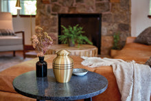 Classic Bronze Three Band Medium Cremation Urn - Funeral.com, Inc.