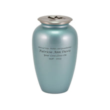 Classic Dove Lid Blue Frost Scattering Adult Cremation Urn - Funeral.com, Inc.