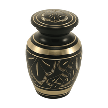 Classic Engraved Brass Ornate Keepsake Urn - Funeral.com, Inc.