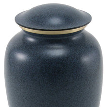 Classic Granite Blue Gold Accent Ring Adult Cremation Urn - Funeral.com, Inc.