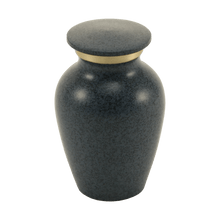 Classic Granite Blue Gold Accent Ring Keepsake Urn - Funeral.com, Inc.