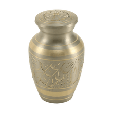 Classic Hand Engraved Ornate Pewter Keepsake Urn - Funeral.com, Inc.