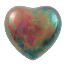 Classic Raku Stainless Steel Heart Keepsake Urn - Funeral.com, Inc.