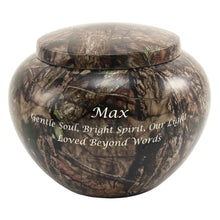 Classic Round Mossy Oak Extra Large Pet Cremation Urn - Funeral.com, Inc.