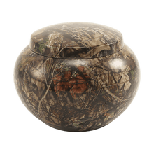 Classic Round Mossy Oak Large Pet Cremation Urn - Funeral.com, Inc.