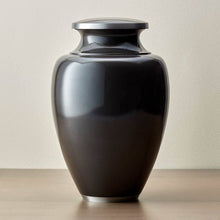 Classic Vase Form Carbon Gray Extra Large Cremation Urn - Funeral.com, Inc.