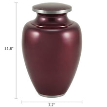 Classic Vase Form Garnet Extra Large Cremation Urn - Funeral.com, Inc.