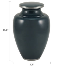 Classic Vase Form Navy Extra Large Cremation Urn - Funeral.com, Inc.