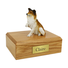 Collie, Paw Up Figurine Pet Cremation Urn - Funeral.com, Inc.