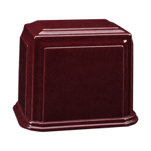 Companion Cultured Granite Cremation Urn for Ashes - Burgundy