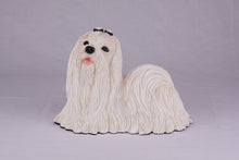 Cream Maltese Figurine Extra Large Pet Urn - Funeral.com, Inc.