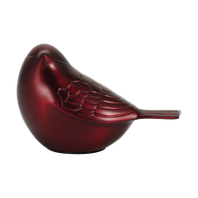 Crimson Brass Songbird Small Cremation Urn - Funeral.com, Inc.