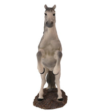 Dapple Gray Horse, Rearing Figurine Pet Cremation Urn - Funeral.com, Inc.