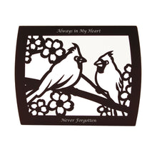 Dark Cherry MDF Bamboo Framed Cardinal Extra Large Cremation Urn - Funeral.com, Inc.