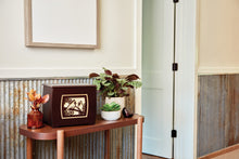 Dark Cherry MDF Bamboo Framed Cardinal Extra Large Cremation Urn - Funeral.com, Inc.