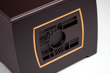 Dark Cherry MDF Bamboo Framed Geometric Extra Large Companion Urn - Funeral.com, Inc.