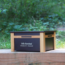 Deep Brown Bamboo Extra Large Cremation Urn - Funeral.com, Inc.