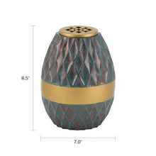 Diamond Teal Aluminum Adult Scattering Cremation Urn - Funeral.com, Inc.