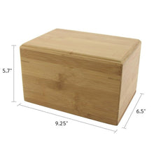 Eco - friendly Bamboo Secure Closure Adult Cremation Urn - Funeral.com, Inc.
